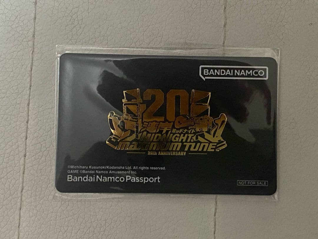 湾岸ミッドナイト 20周年記念 バナパス ブラックゴールド