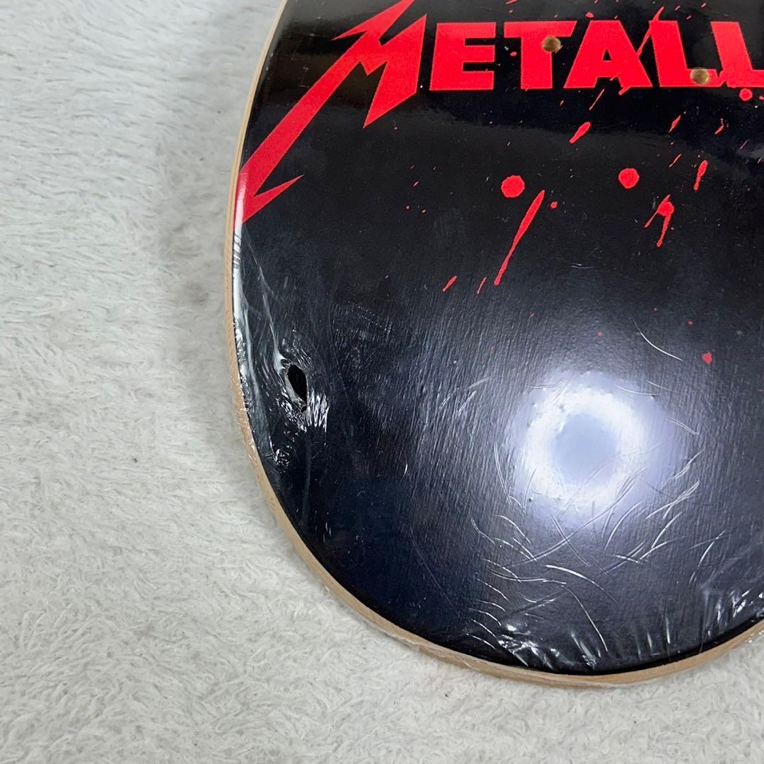 未使用 LLICA スケートボード デッキ ドクロ イラスト メタリカ