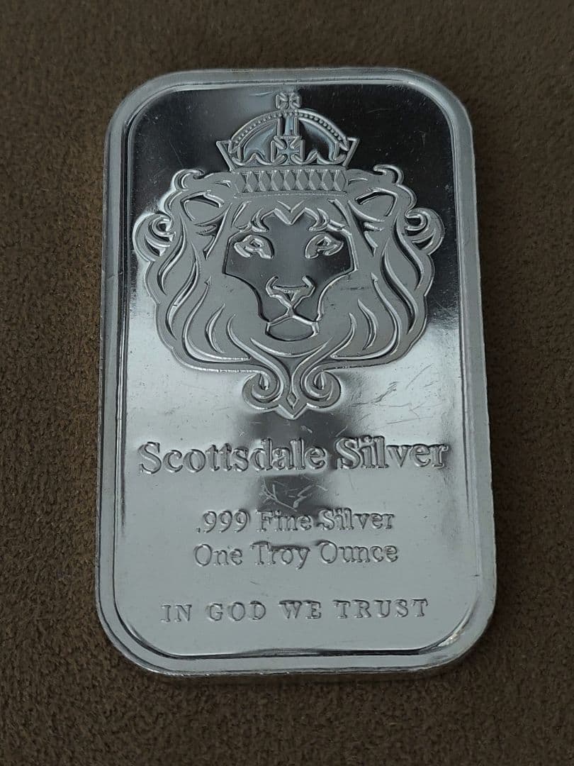 Scottsdale Silver 純銀 1oz シルバーバー スコッツデール