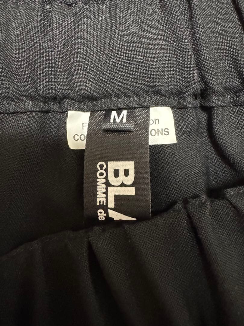 2021SS　ブラックコムデギャルソン　ウールトロペンギンパンツ