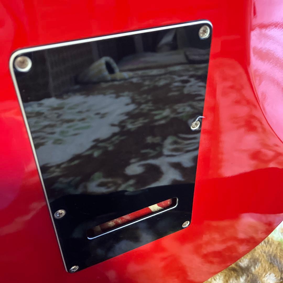 ⭐︎BUSKER'S 　エレキギター　レッド×ブラック　ケース付き