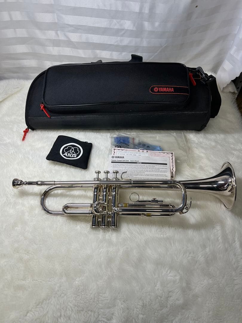 YAMAHA ヤマハ トランペット 本体 YTR1335 シルバー ソフトケース