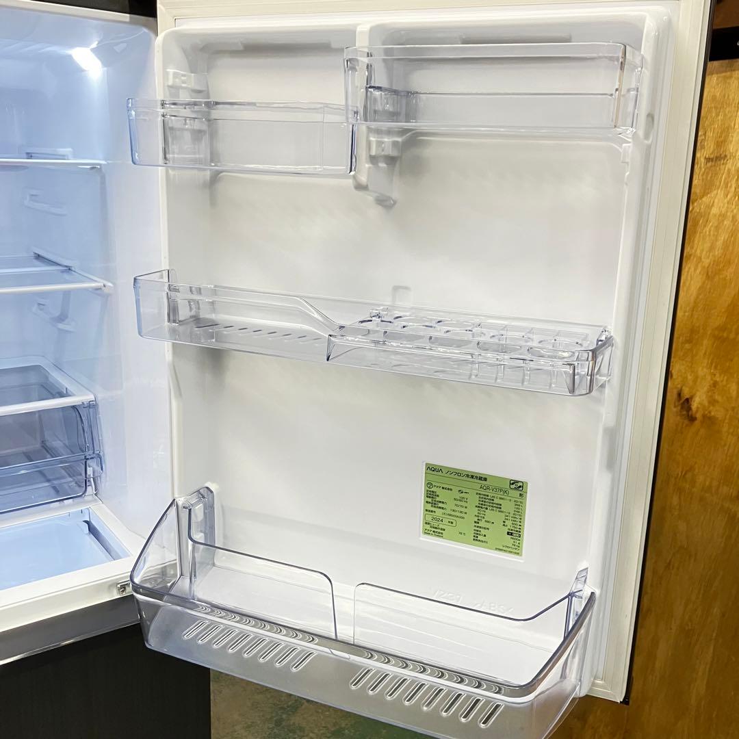 ✨美品✨ AQUA アクア 2024年式 冷蔵庫 aqr-v37p