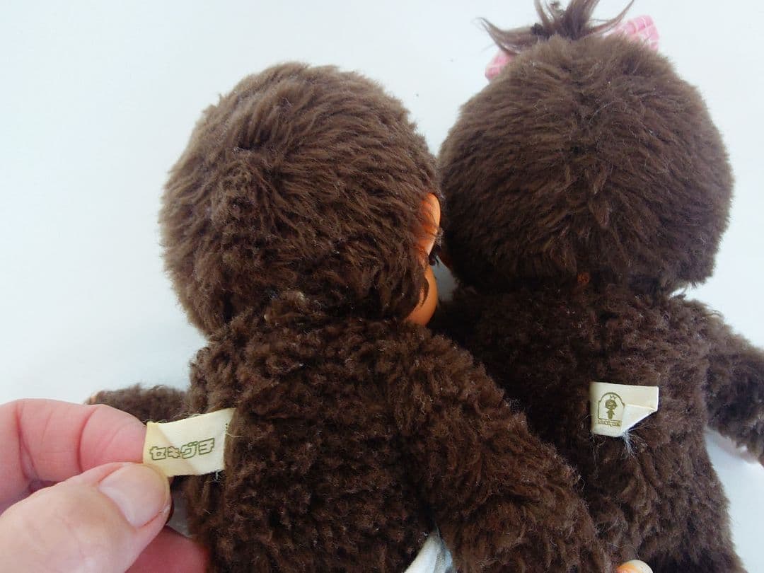 モンチッチ ペア■昭和 レトロ ブルーアイ 男の子 女の子