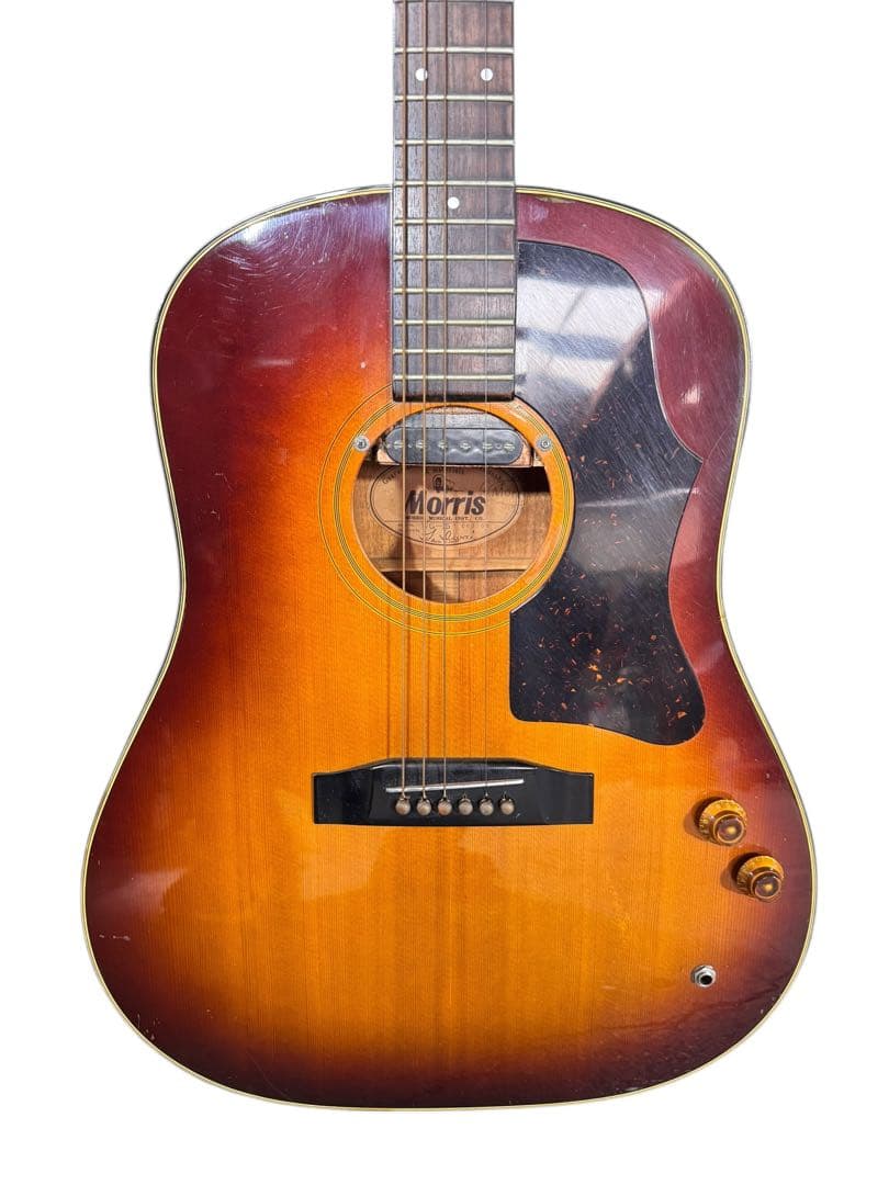 現状品　Morris WG25ビンテージギター YAMAHA 中出