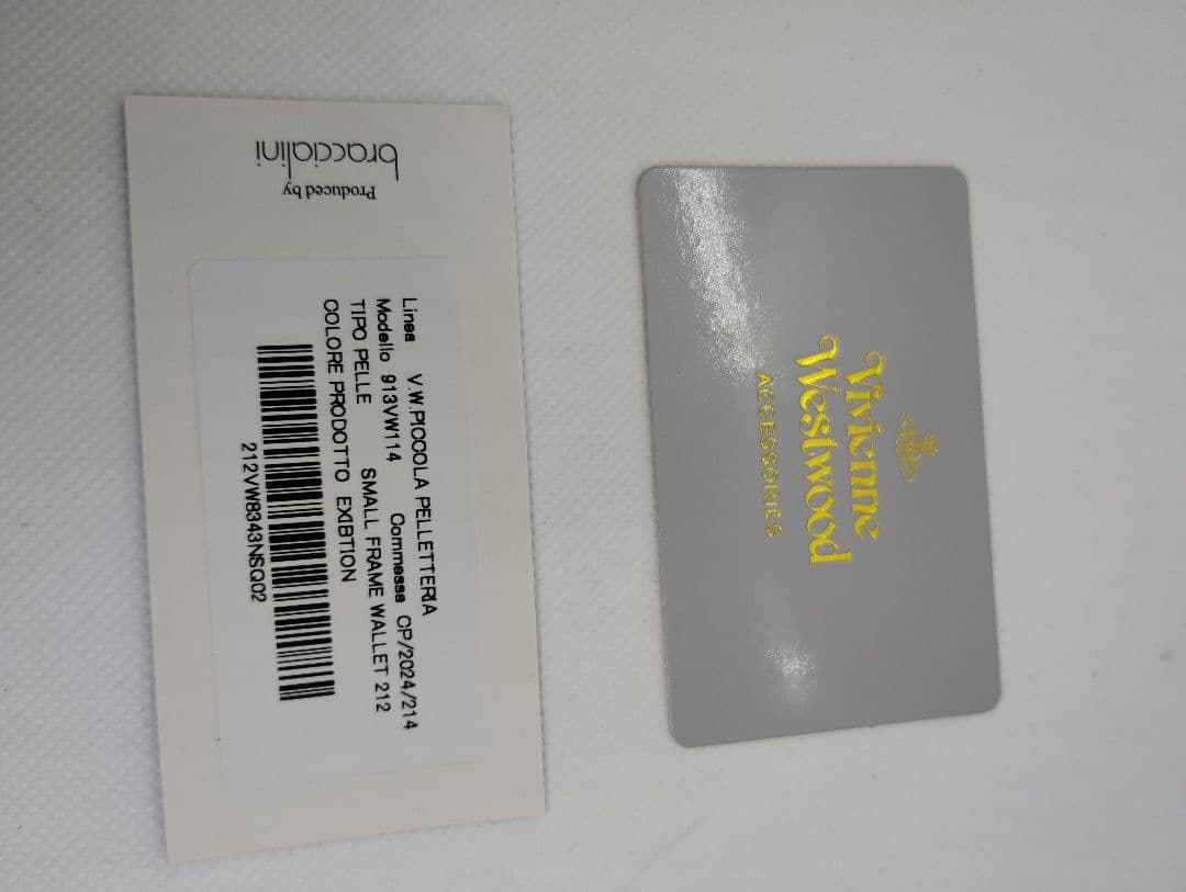 特価！袋箱付き新品ヴィヴィアンウエストウッドチェック柄 折り財布