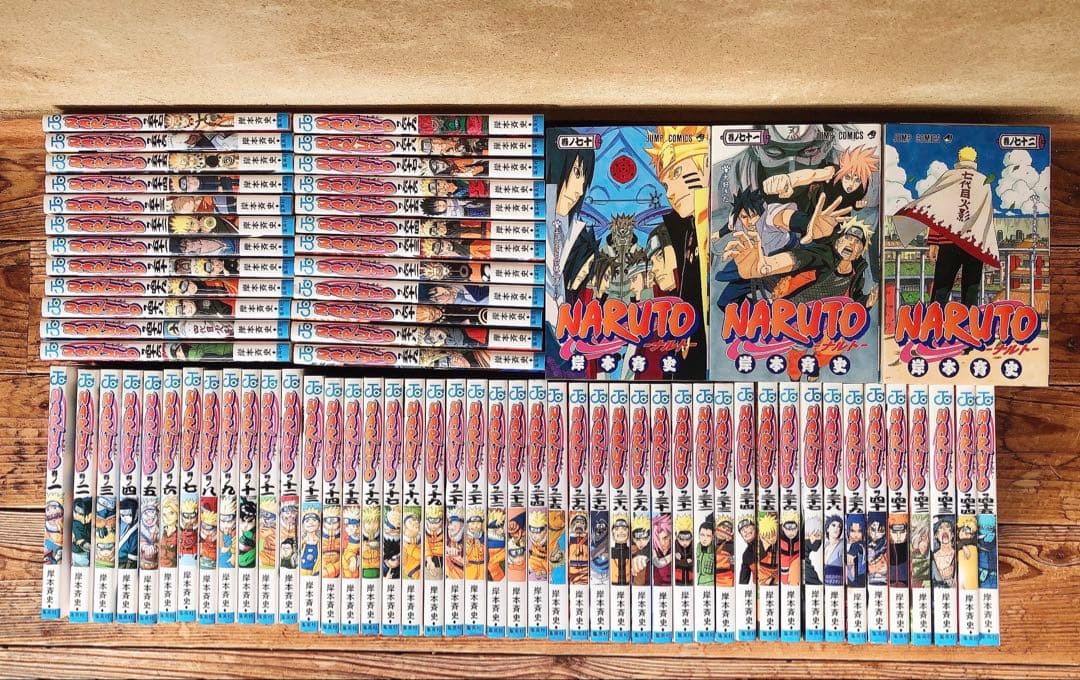 NARUTO ナルト　1-72 漫画　少年漫画　完結　全巻セット