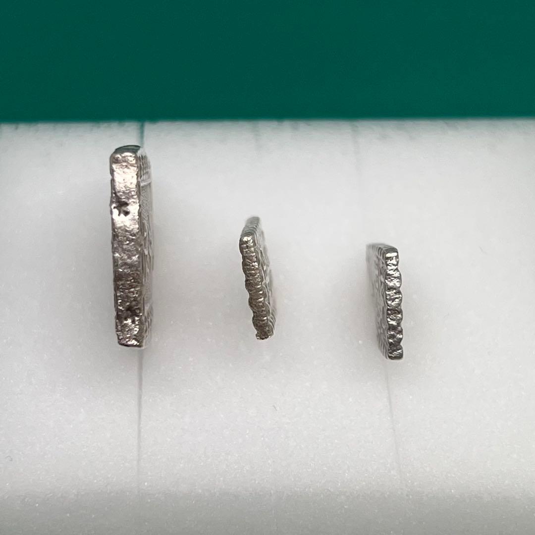 天保一分銀、嘉永一朱銀 三ツ跳 銀、嘉永一朱銀 跳是 No.2141