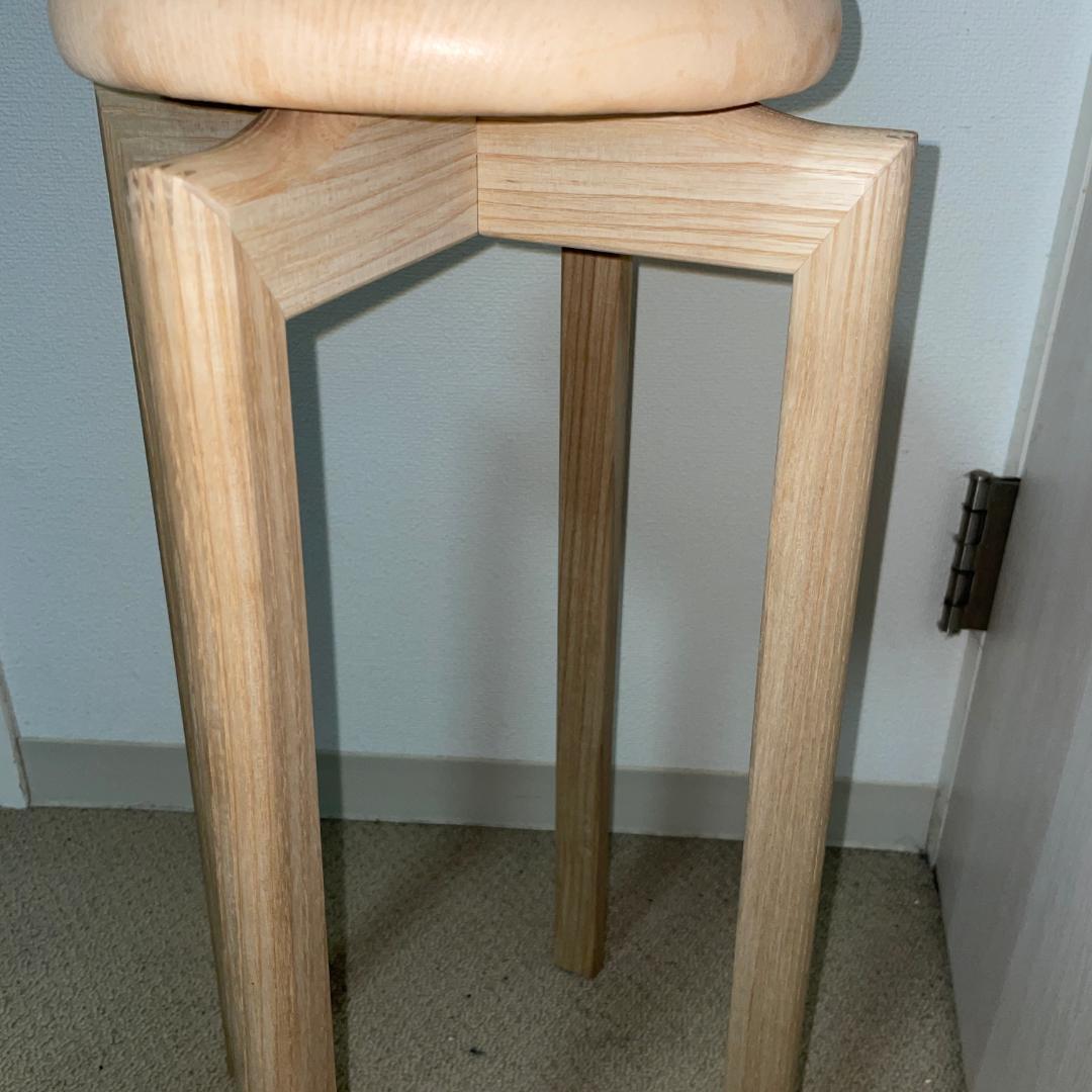 美品 匠工芸 TAKUMI マッシュルームスツール 日本製家具 Mサイズ