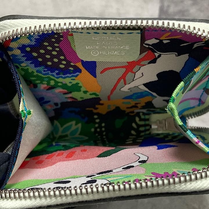 極美品＊エルメス アザップ ミニ シルクイン ケース W刻印／2024年製