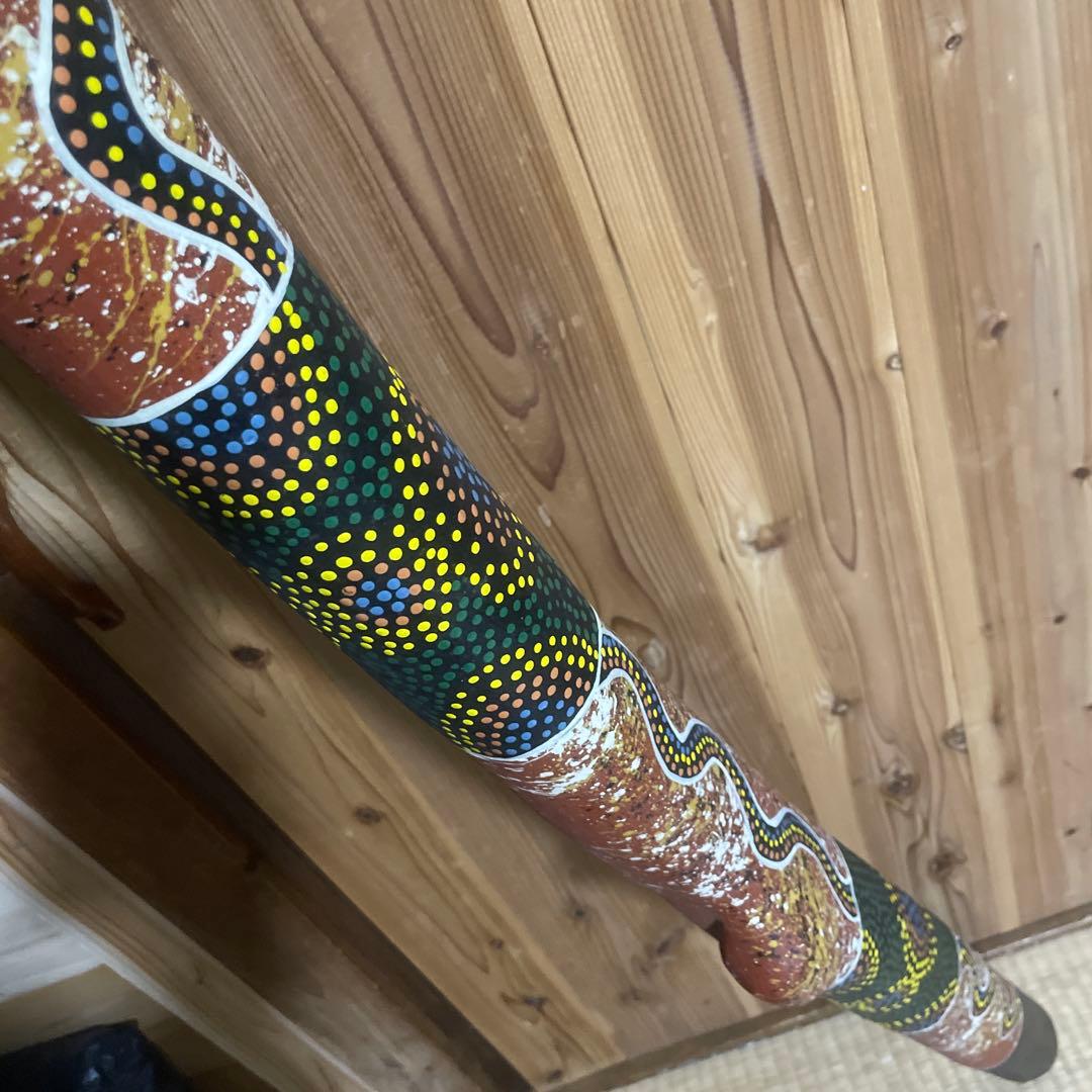 ユーカリ製ディジュリドゥ アボリジニ　オーストラリア