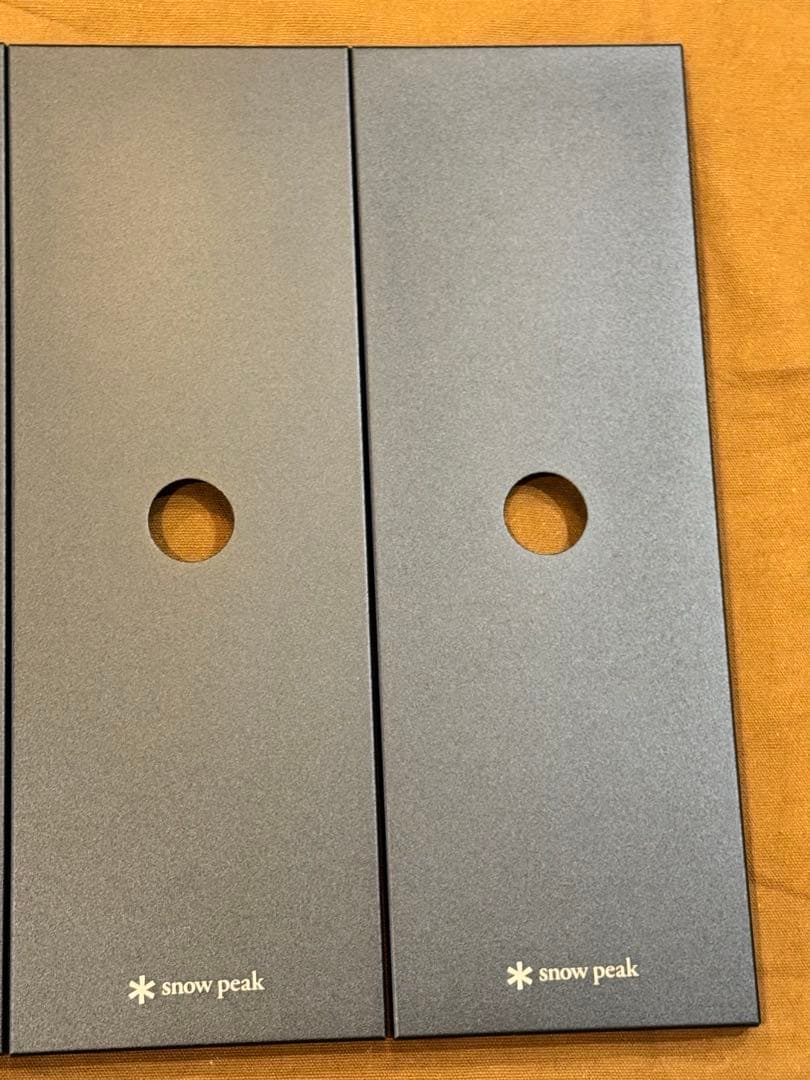 スノーピーク ステンレストレー1ユニット×2ハーフユニット×2 ブラック