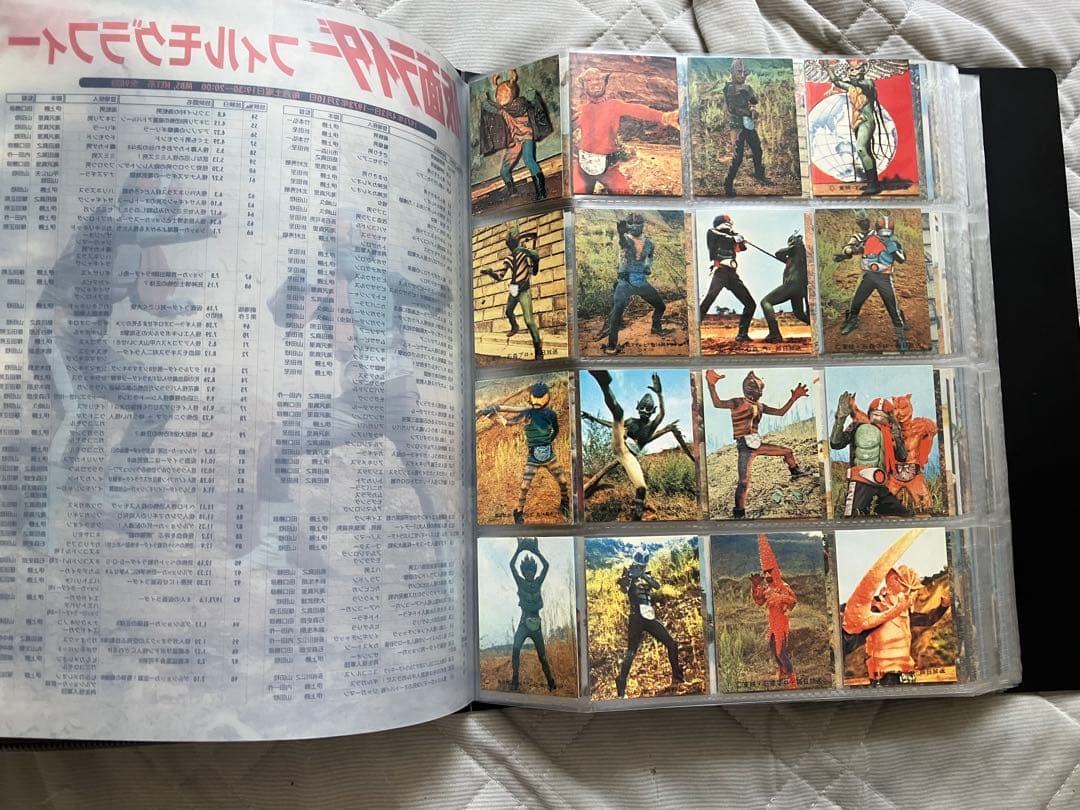 ◆必見◆旧仮面ライダーカード546枚（復刻版）+専用アルバム