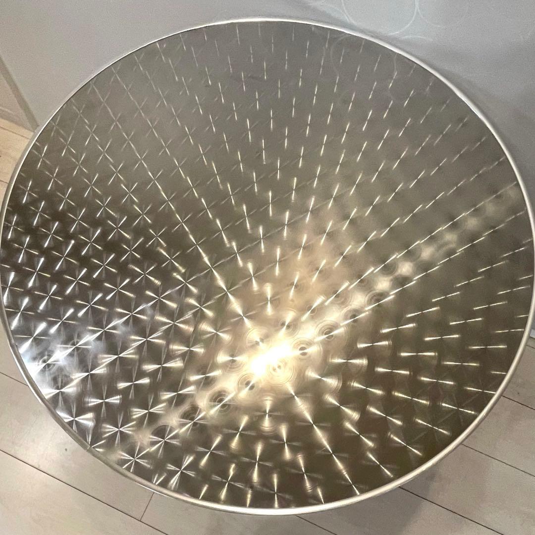 【希少】ヴィンテージ メタリック ラウンドテーブル ダイナー仕様 レトロモダン