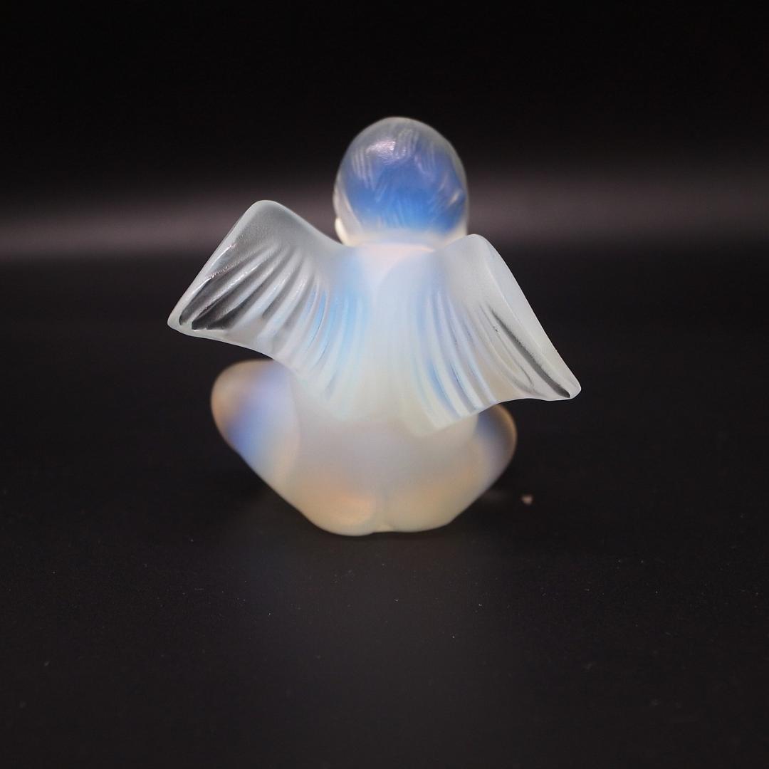 Lalique　ラリック　天使の置物　オパルセント フィギュリン