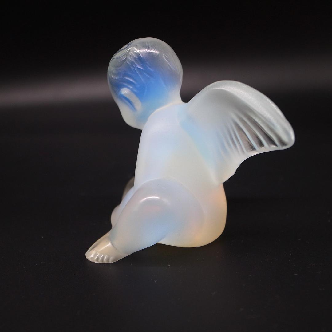 Lalique　ラリック　天使の置物　オパルセント フィギュリン