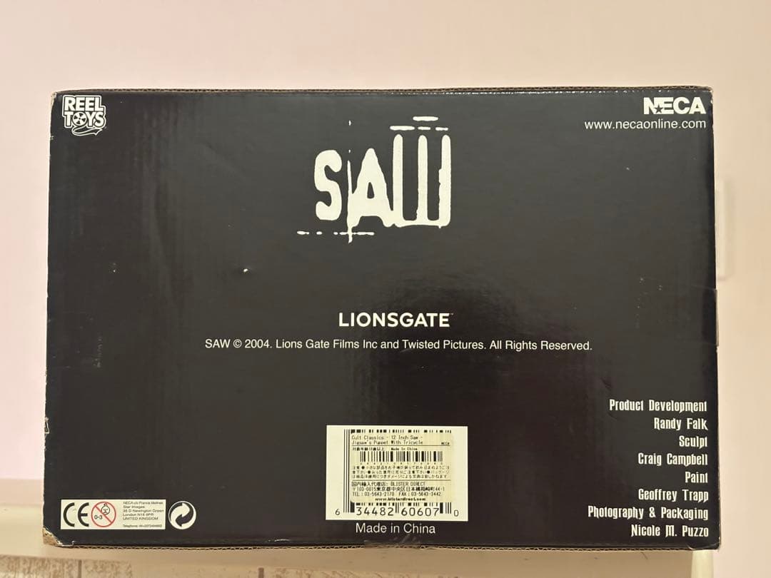 SAW ソウ　ビリー人形　12インチ　フィギュア NECA ネカ　ジグソウ