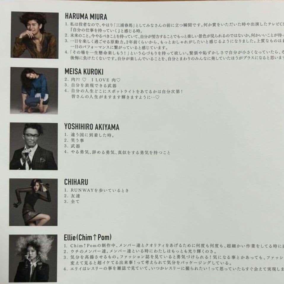 三浦春馬 レスリーキー SUPER BARNEY’S NEWYORK 写真集