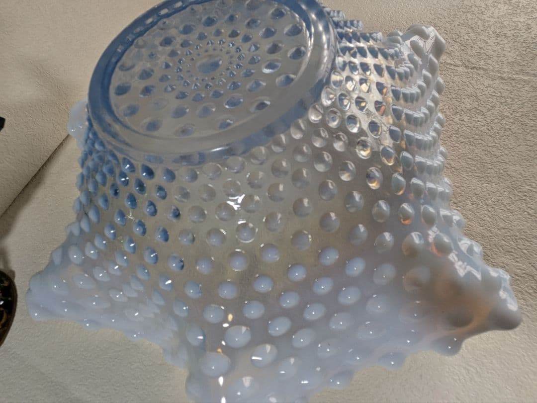 Duncan Miller社　ラージブルーオパルセントホブネイル　フリルボウル