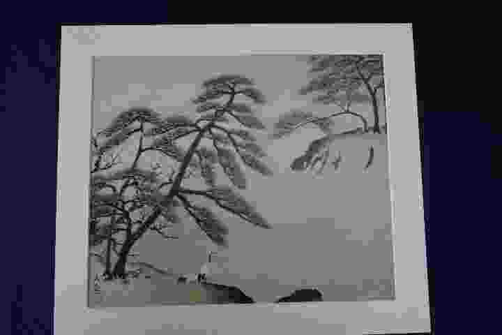 日本画家三巨匠★横山　大観　筆作品★