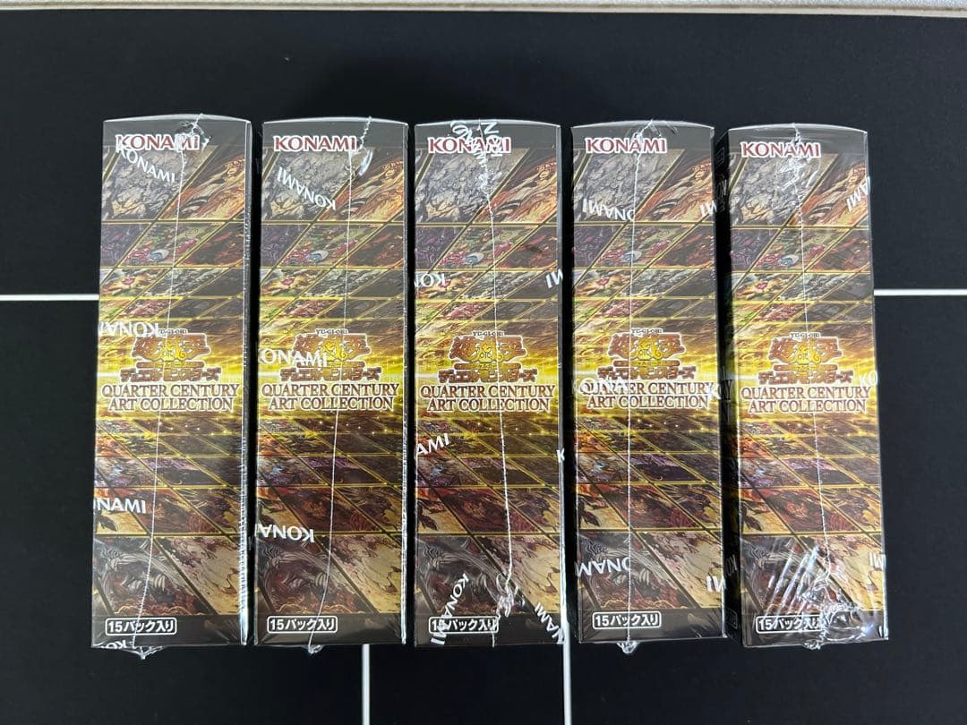 新品未開封 シュリンク付き アーコレ 5BOX 遊戯王 アートコレクション