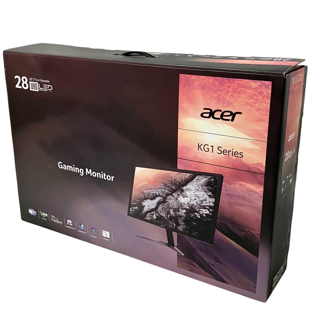 【美品】エイサー ゲーミングモニター ディスプレイ KG281KAbmiipx