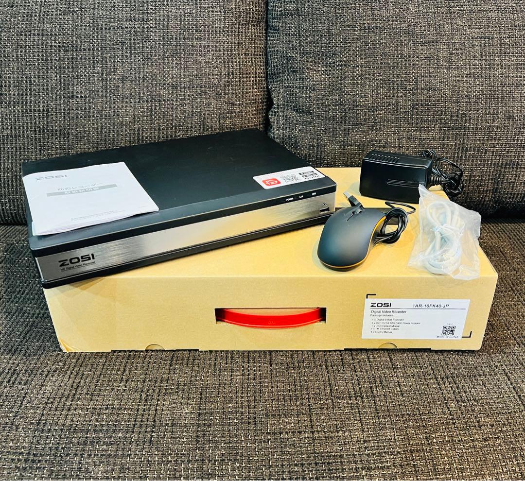 ZOSI 防犯レコーダー 1080P 16ch hdd4TB