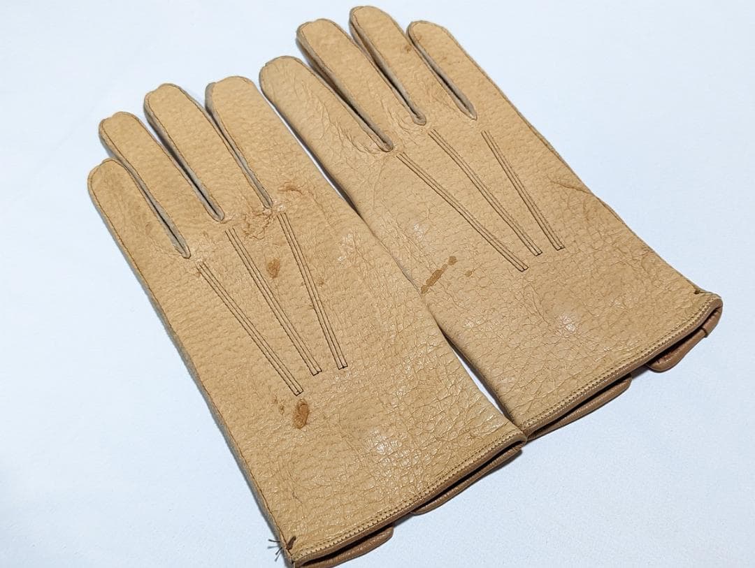 英国製ペッカリーグローブ 革手袋 Austin Reed 40sヴィンテージ
