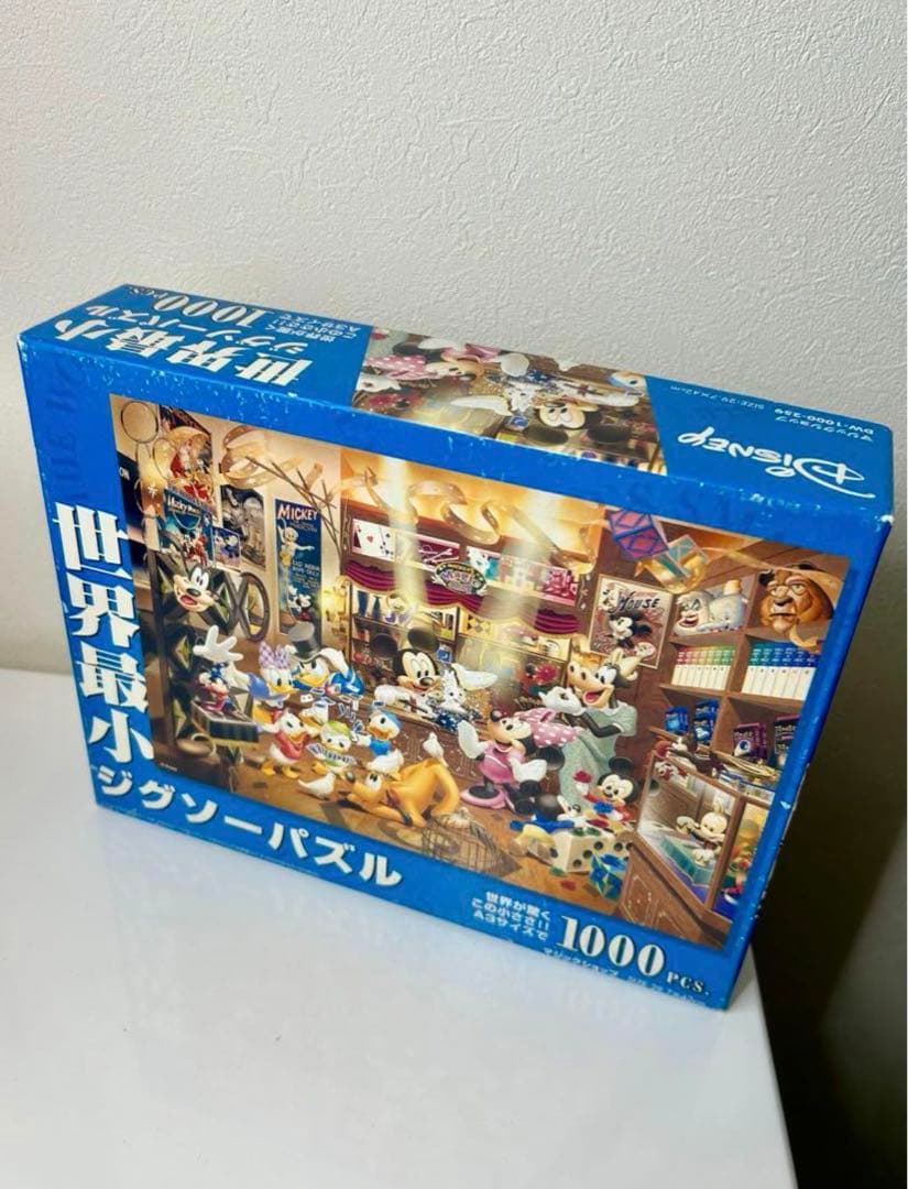 ディズニー　世界最小　ジグソーパズル　1000ピース　100周年　ミッキー　プー