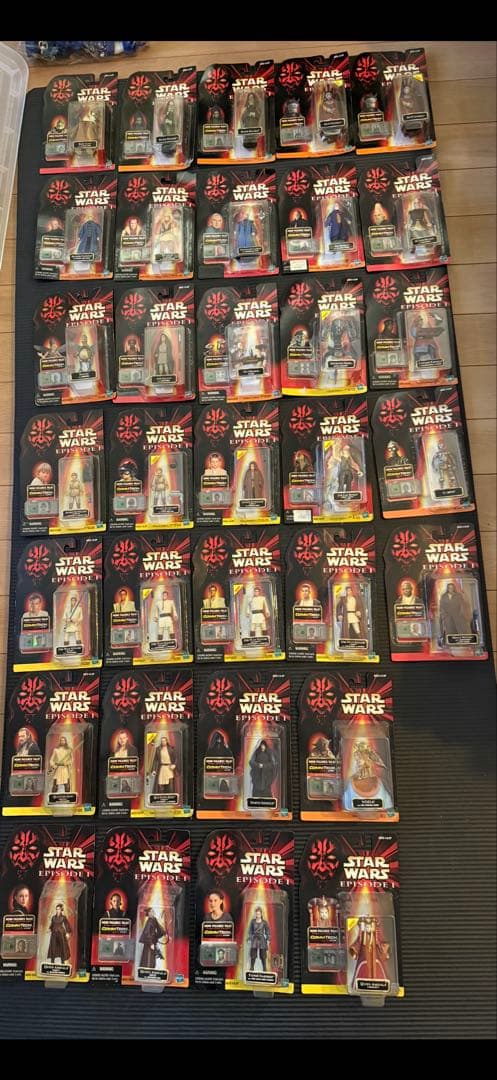 未開封スターウォーズ　エピソード1 ベーシックフィギュア　コムテック30種33個