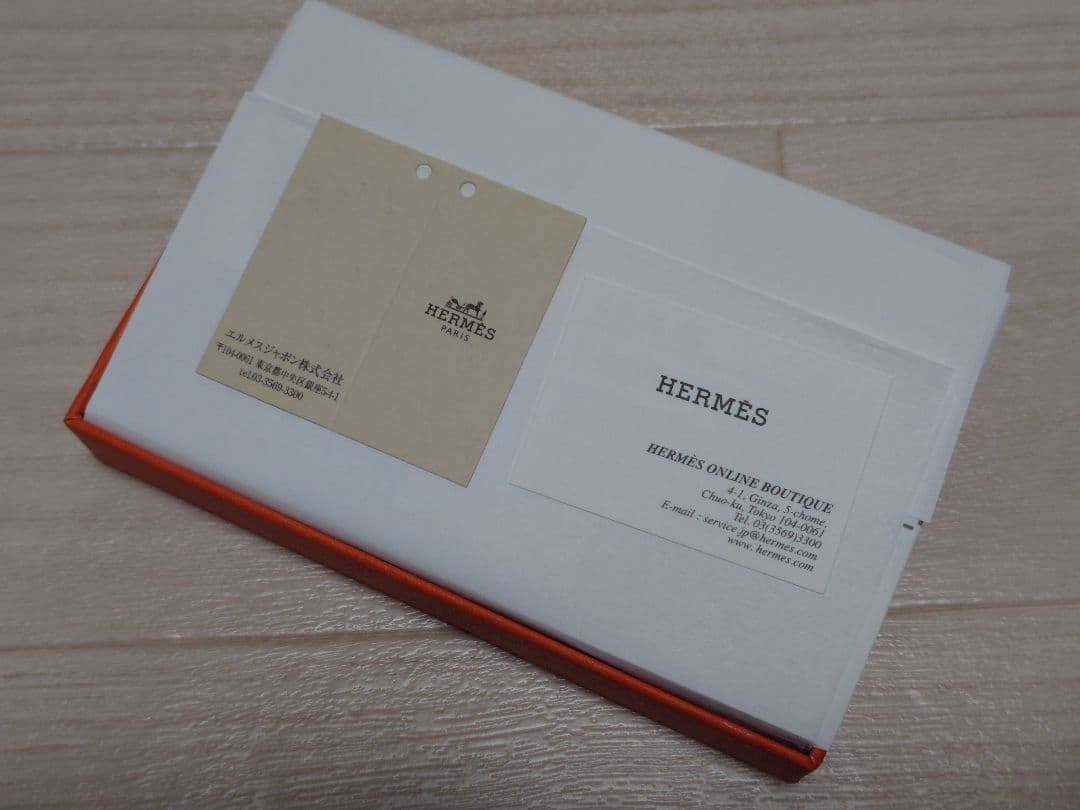 【未使用】エルメス カルヴィデュオ ネイビー　K刻印 正規店購入