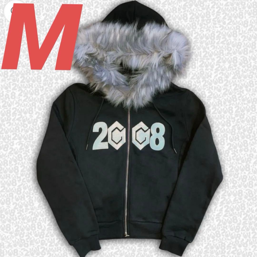 【M】Fuckthisindustry ファー パーカー fit FUR ZIP