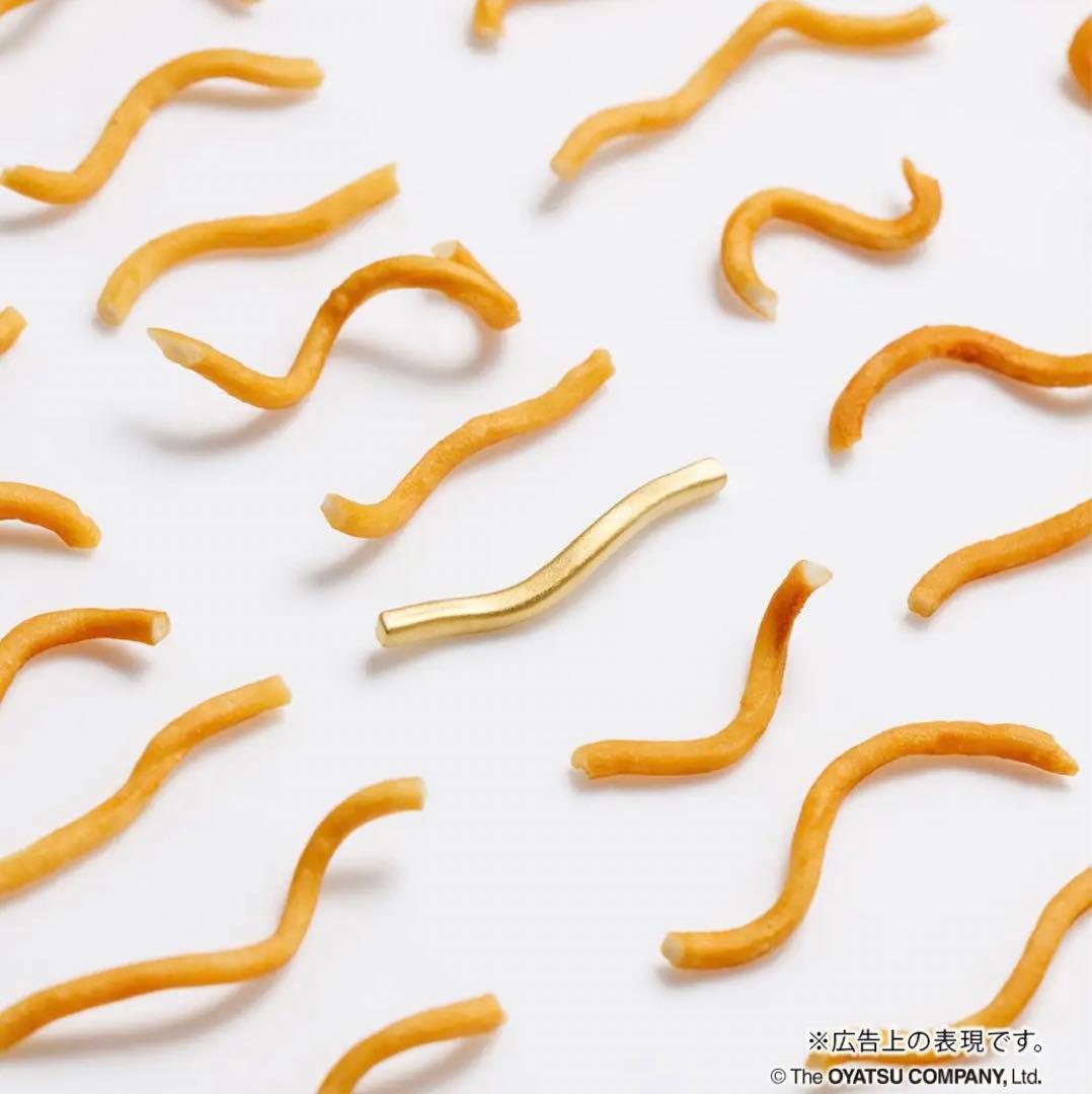 純金製 「ベビースターラーメン」1/1サイズ