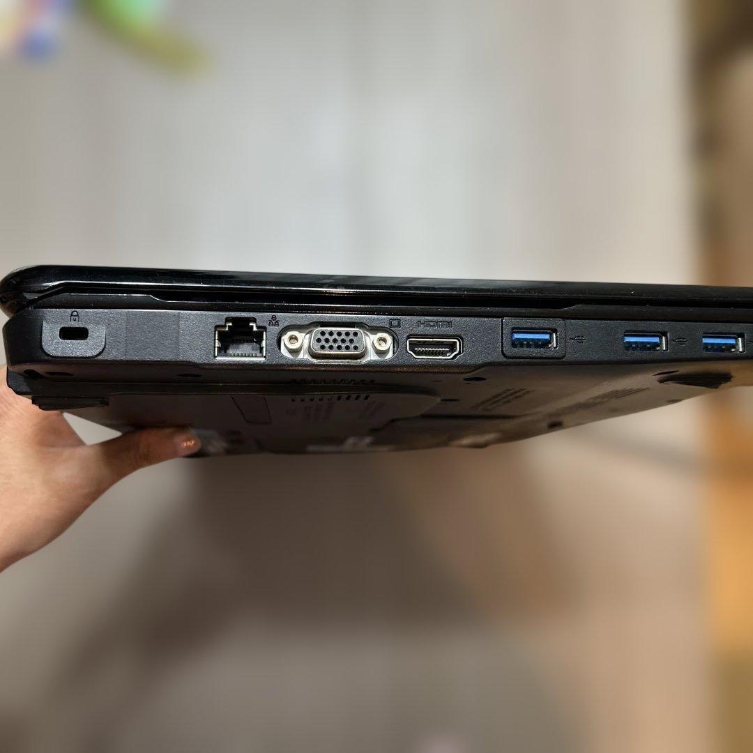 LIFEBOOK AH54/H ノートPC 本体、充電ケーブル、アダプター