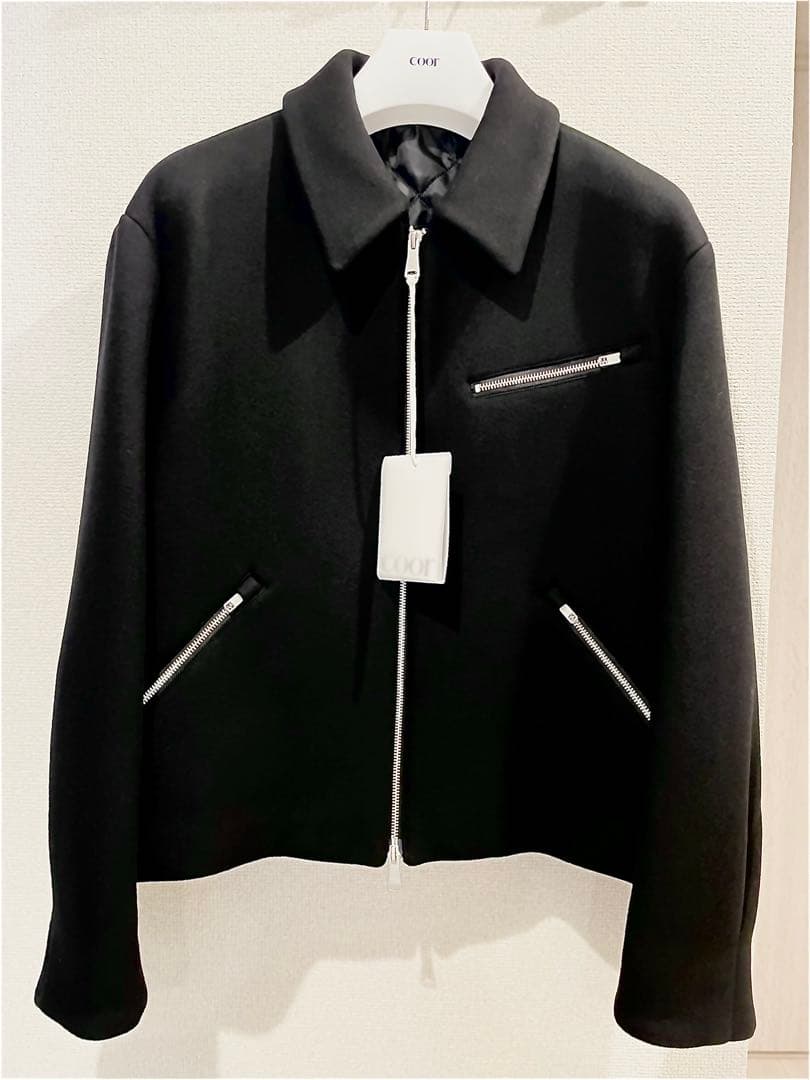 ジャケット・アウター COOR 2025AW Double-faced wool zip jacket