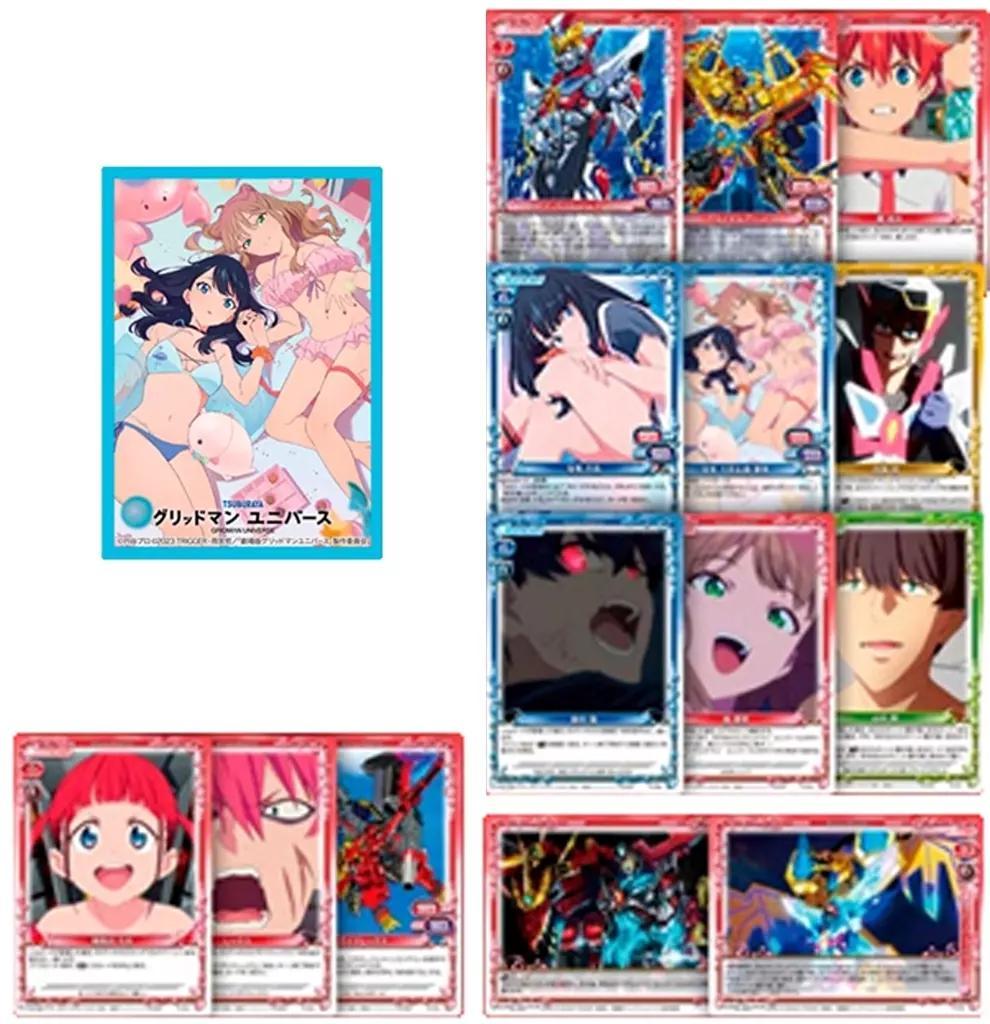 劇場版グリッドマン ユニバース ラバーデスクマット&スリーブ 六花＆アカネ＆夢芽