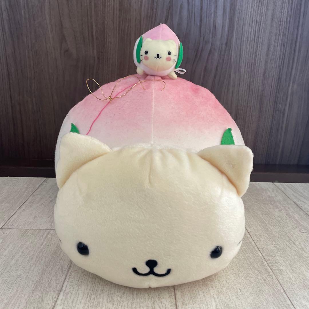 にゃんにゃん　にゃんこ飯店　BIG ぬいぐるみ　ももにゃんこまん