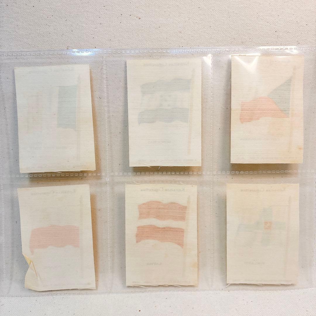 （F）国旗 シガレットカード 旗 シルク Kensitas イギリス 36枚