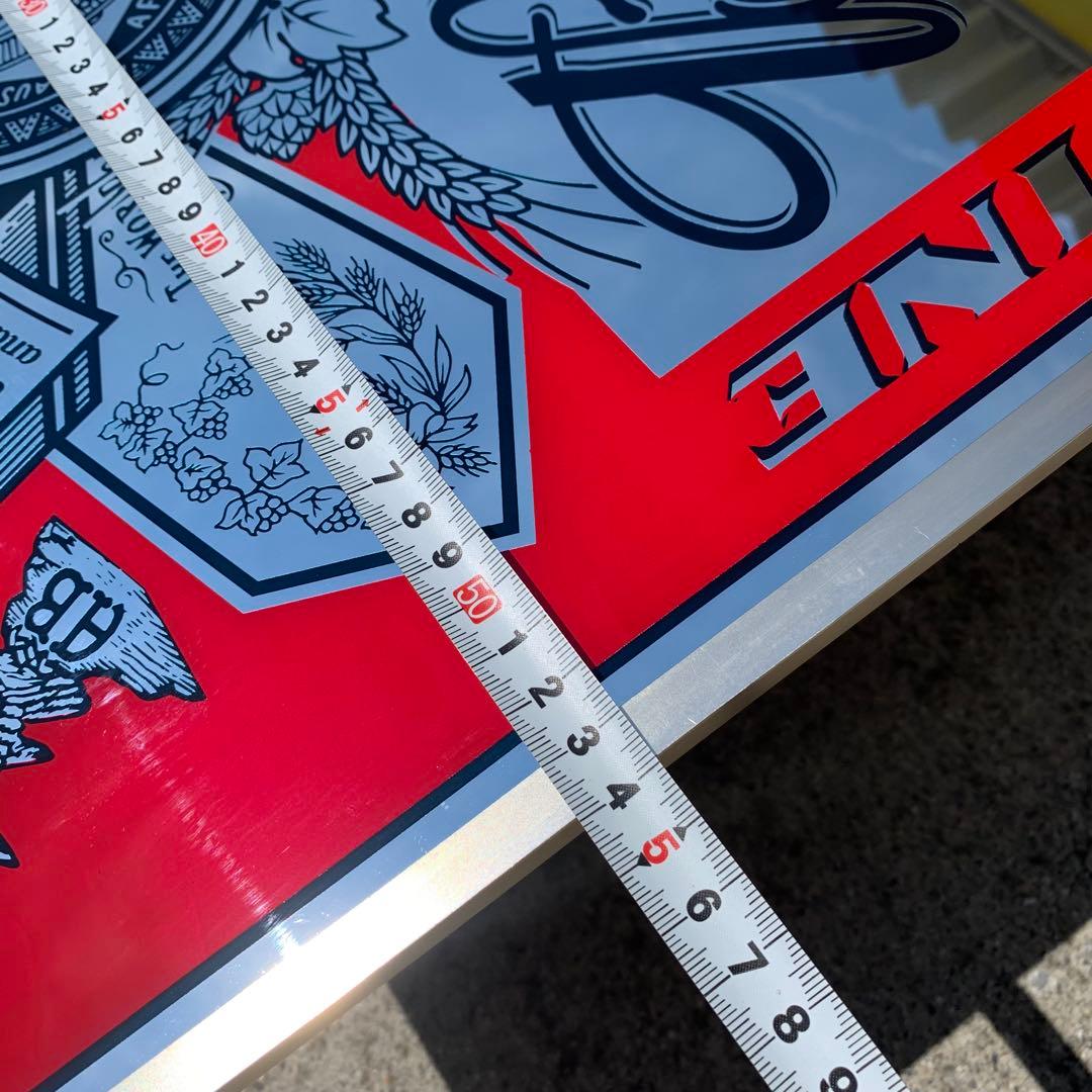 54×46cm　バドワイザー　パブミラー　Budweiser 鏡