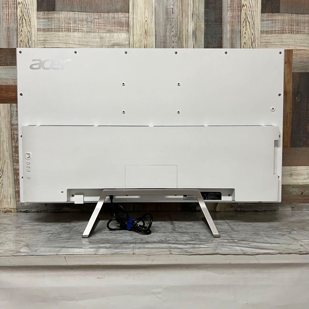 即日受渡❣️全国送料込acer43型4K液晶ホワイトパネルディスプレイ2画面表示