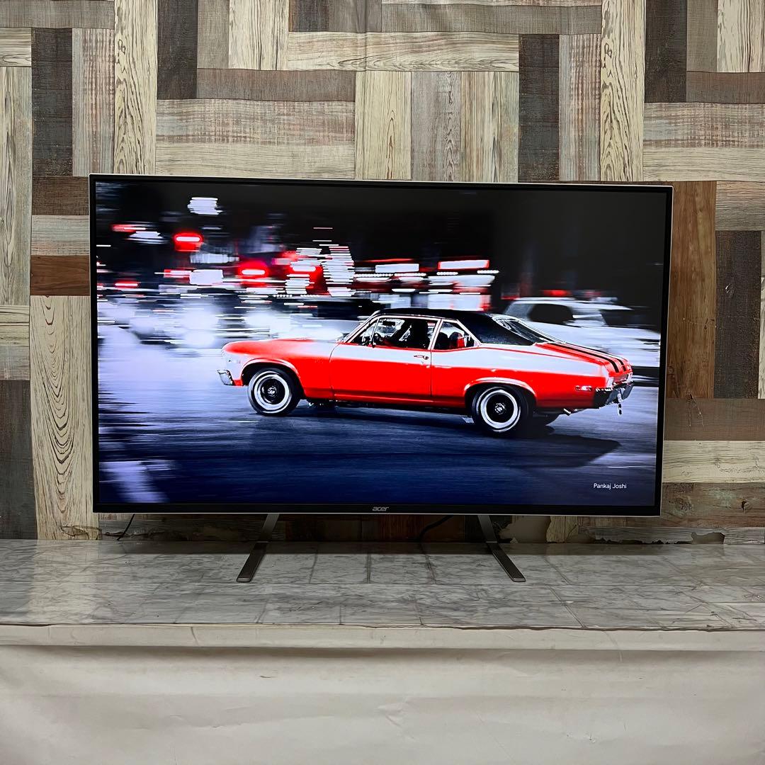 即日受渡❣️全国送料込acer43型4K液晶ホワイトパネルディスプレイ2画面表示