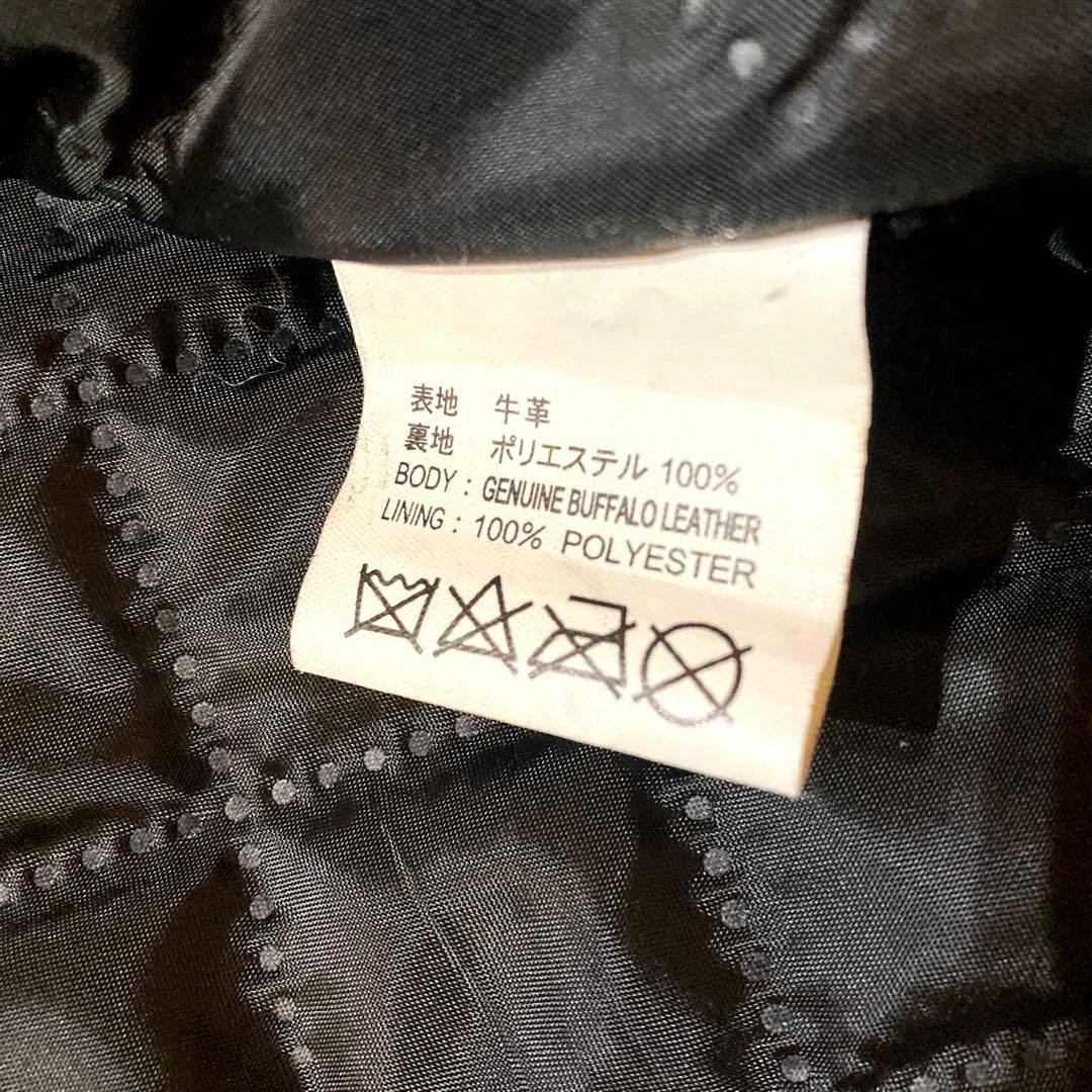 【美品】DEGNER カウレザー ライダースジャケット XL ブラック