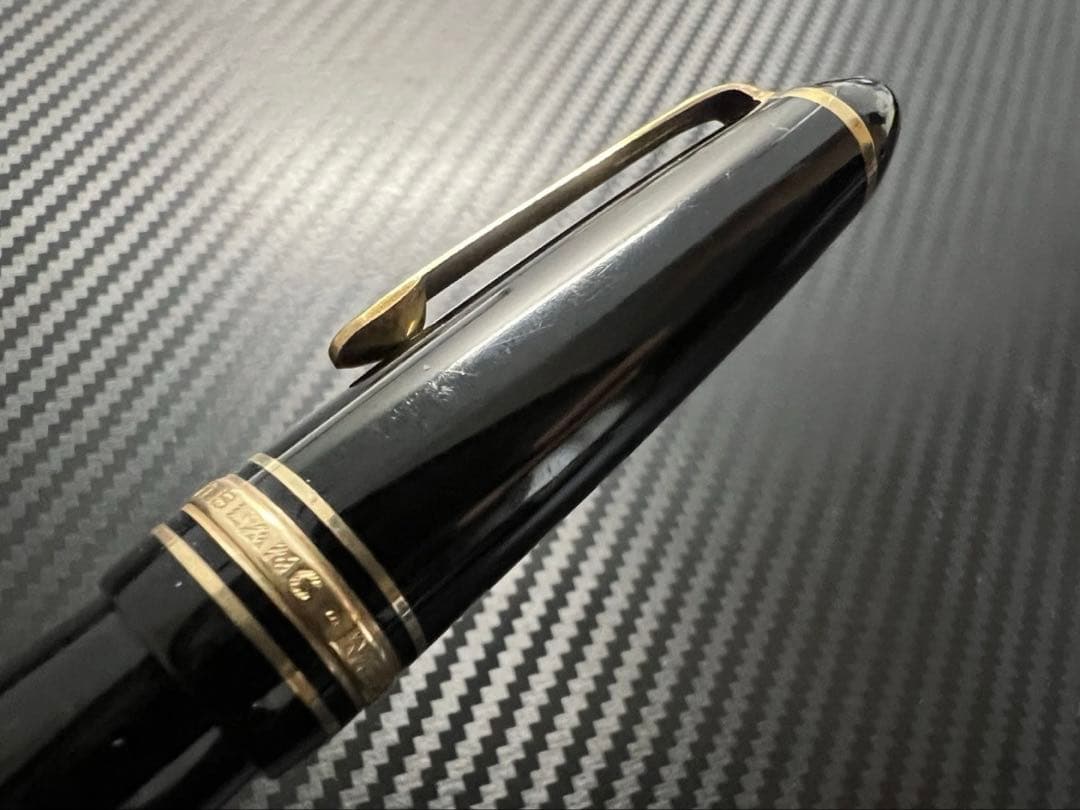 モンブラン 万年筆 美品 146 14C 全金 F 1980年代