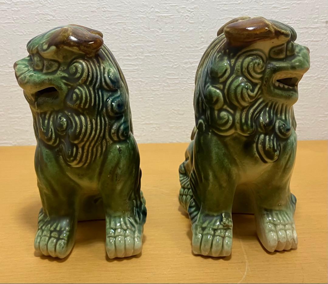 【置物】沖縄　シーサー　魔除け　沖縄土産　陶器　オブジェ