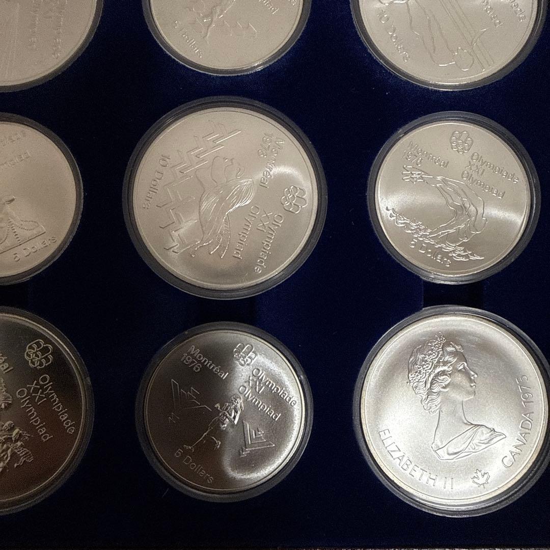 記念銀貨　カナダオリンピック　1976年　28枚