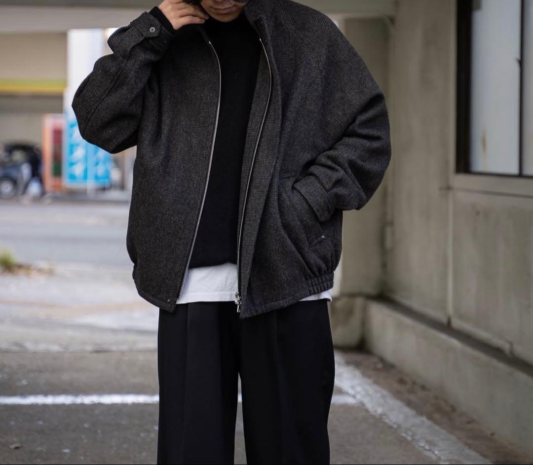 sssteinSTAND COLLAR ZIP BLOUSONシュタインブルゾン