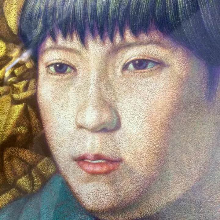 超限定5月18日20時迄‼️「少女 」稲垣 孝二 油彩3F日動画廊Hasegawa