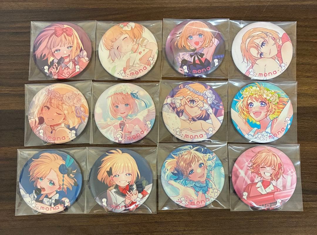 HoneyWorks ハニーワークス　mona 缶バッジ　まとめ売り