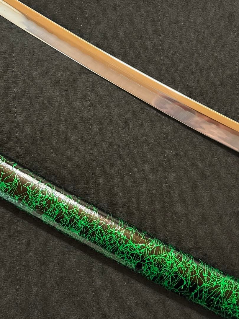 刀　かたな　剣　美品　緑雲塗鞘　大刀　長尺　模造刀　美術刀　舞踊　大衆演劇　芝居