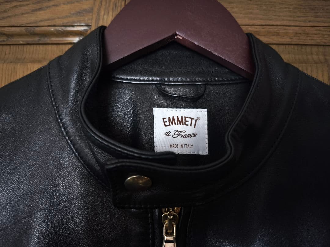 EMMETI JURI ゴールドジップ　ブラック　46